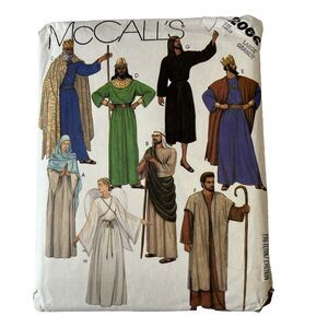 McCall's 2066 Biblical Nativity Costume Sewing Pattern Adult Sz L Vintage 1980s